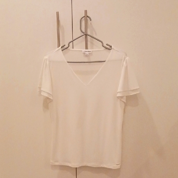 Calvin Klein Tops - LIKE NEW Calvin Klein V-neck Blouse